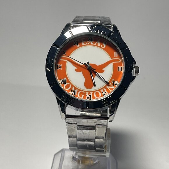 Texas Longhorns NCAA Stainless-steel Men's Watch NEW - Picture 1 of 7